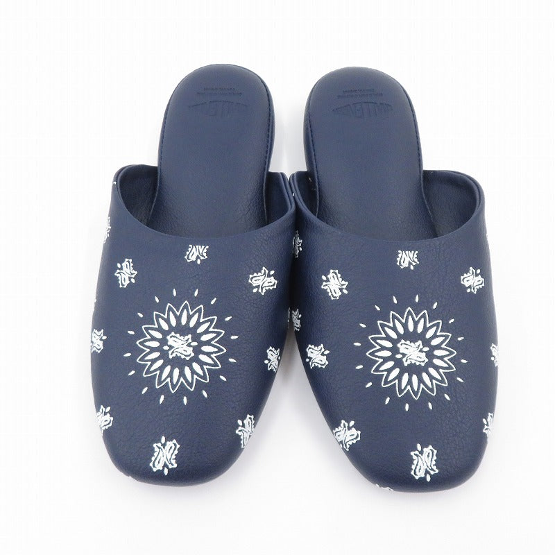 CHALLENGER | チャレンジャー BANDANA SLIPPERS スリッパ サンダル CLG-AC025-041 サイズ:25.5cm ネイビー 25.5cm【瀬戸大橋店】