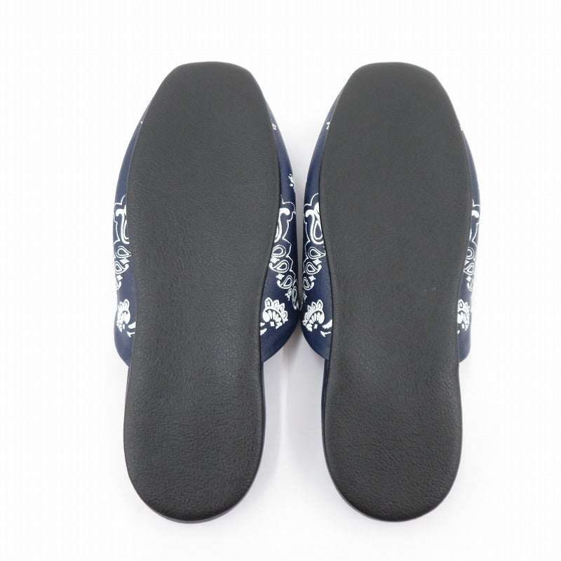CHALLENGER | チャレンジャー BANDANA SLIPPERS スリッパ サンダル CLG-AC025-041 サイズ:25.5cm ネイビー 25.5cm【瀬戸大橋店】