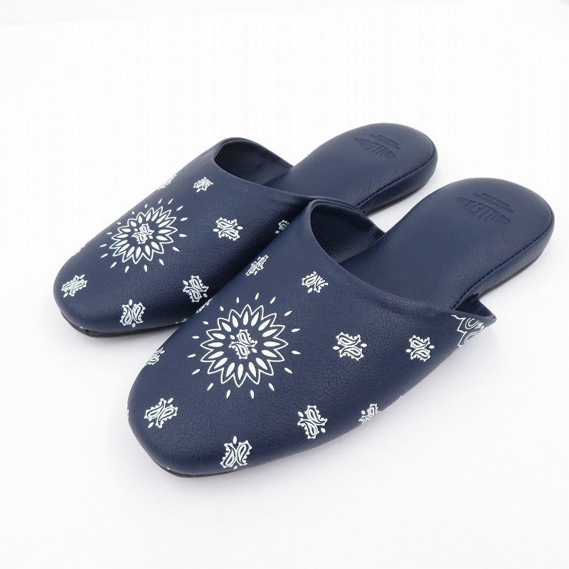 CHALLENGER | チャレンジャー BANDANA SLIPPERS スリッパ サンダル CLG-AC025-041 サイズ:29.0cm ネイビー 29cm【瀬戸大橋店】