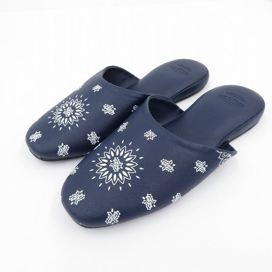 CHALLENGER | チャレンジャー BANDANA SLIPPERS スリッパ サンダル CLG-AC025-041 サイズ:29.0cm ネイビー 29cm【瀬戸大橋店】
