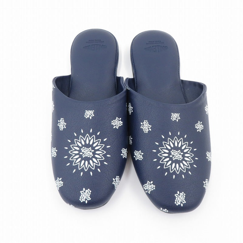 CHALLENGER | チャレンジャー BANDANA SLIPPERS スリッパ サンダル CLG-AC025-041 サイズ:29.0cm ネイビー 29cm【瀬戸大橋店】