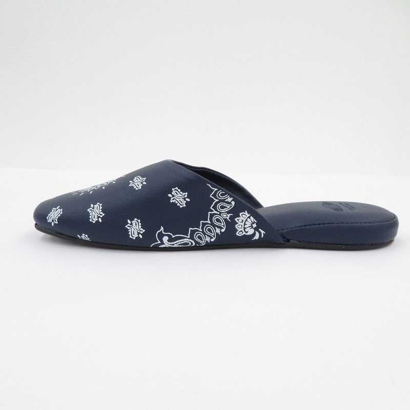 CHALLENGER | チャレンジャー BANDANA SLIPPERS スリッパ サンダル CLG-AC025-041 サイズ:29.0cm ネイビー 29cm【瀬戸大橋店】