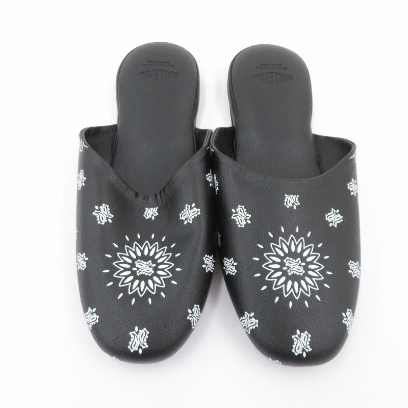 CHALLENGER | チャレンジャー BANDANA SLIPPERS サンダル CLG-AC025-041 サイズ:29.0cm ブラック 29cm【瀬戸大橋店】