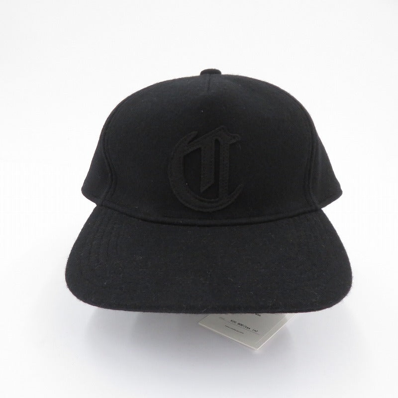 COOTIE | クーティー Wool Melton 5 Panel Cap ウールキャップ キャップ CTE-25A510 ブラック サイズ：FreeSize【瀬戸大橋店】