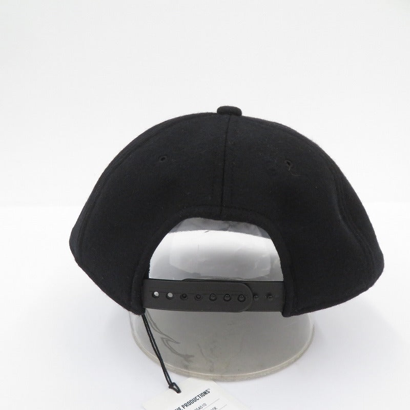 COOTIE | クーティー Wool Melton 5 Panel Cap ウールキャップ キャップ CTE-25A510 ブラック サイズ：FreeSize【瀬戸大橋店】