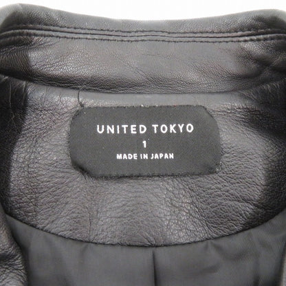 UNITED TOKYO | ユナイテッドトウキョウ シープスキン ダブルライダースジャケット レザー 506352003 ブラック サイズ：1【瀬戸大橋店】