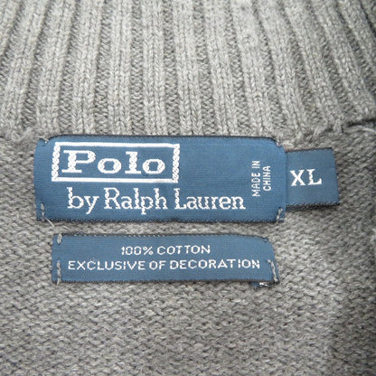 POLO RALPH LAUREN | ポロ・ラルフローレン ハーフジップ ニット グレー サイズ：XL【瀬戸大橋店】