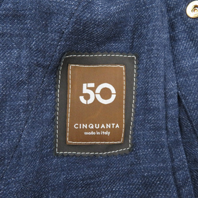 CINQUANTA スタジャン ブルー サイズ：50【瀬戸大橋店】