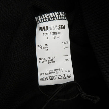 WIND AND SEA | ウィンダンシーウインダンシー FCMM×WDS HOODIE パーカー WDS-FCMM-01 ブラック サイズ：L【瀬戸大橋店】