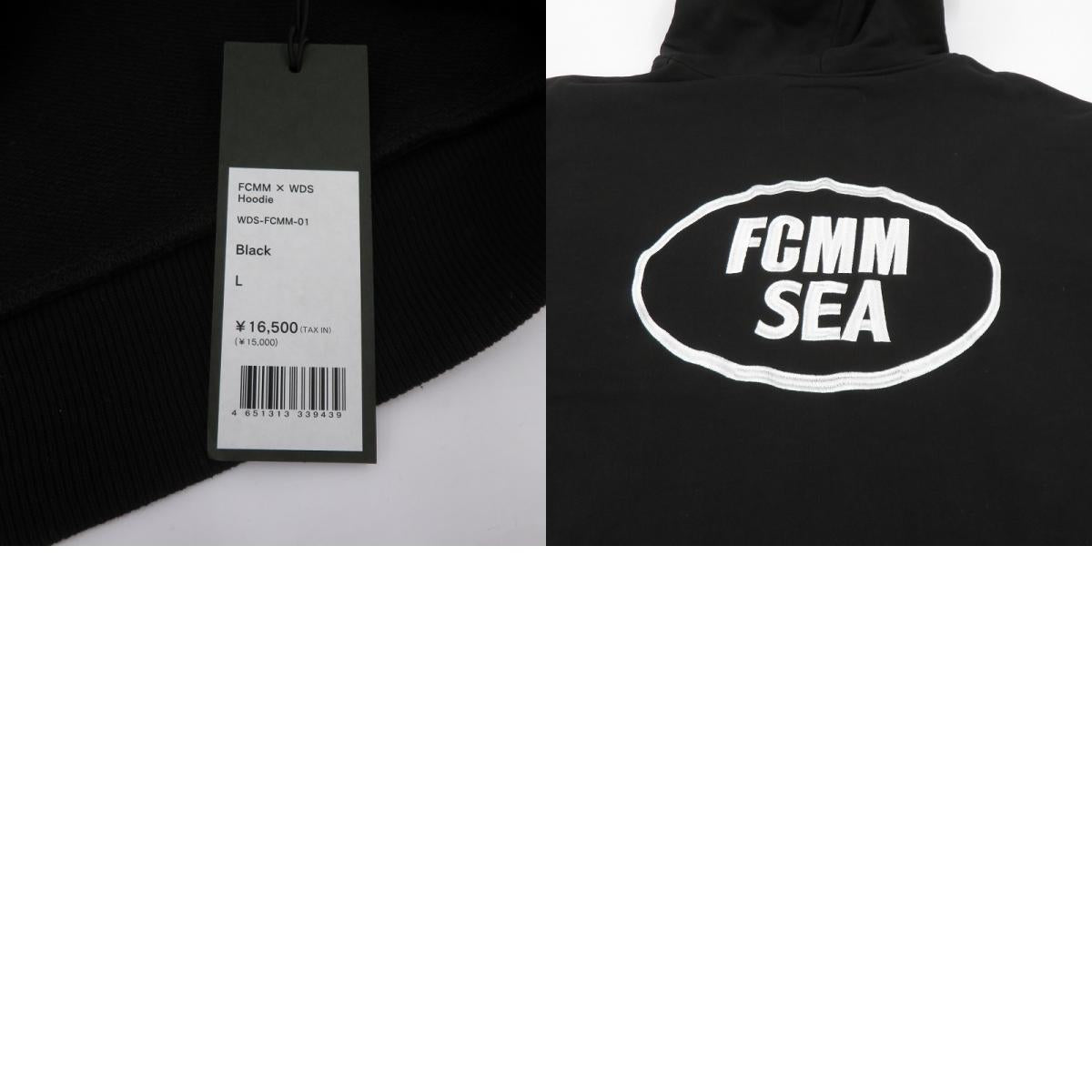 WIND AND SEA | ウィンダンシーウインダンシー FCMM×WDS HOODIE パーカー WDS-FCMM-01 ブラック サイズ：L【瀬戸大橋店】