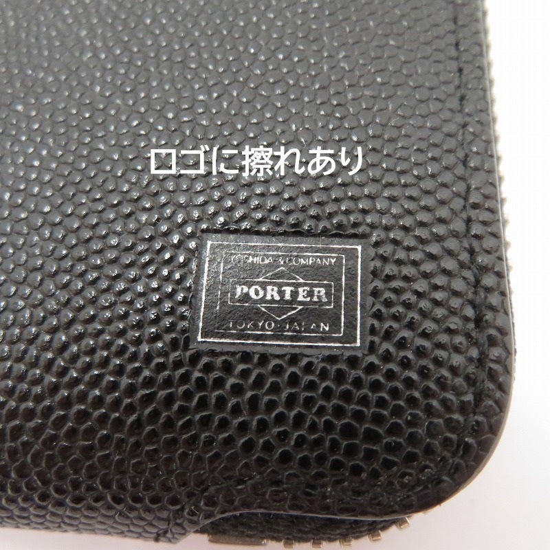 PORTER | ポーター ABLE(エイブル) WALLET ラウンドファスナー財布 コインケース 030-03441 ブラック【瀬戸大橋店】