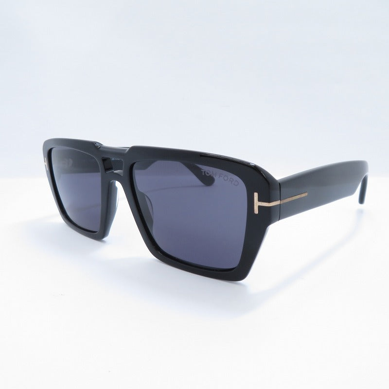 TOM FORD | トムフォード Redford サングラス TF1153 サイズ：56□19 145 ブラック【瀬戸大橋店】
