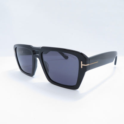 TOM FORD | トムフォード Redford サングラス TF1153 サイズ：56□19 145 ブラック【瀬戸大橋店】