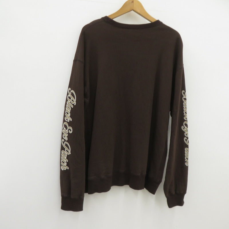 BlackEyePatch | ブラックアイパッチ スウェット ブラウン サイズ：XL【瀬戸大橋店】