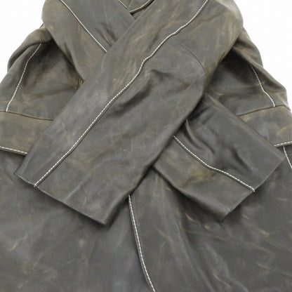 SPINASH HOMME ジャケット レザー ブラウン サイズ：M【瀬戸大橋店】