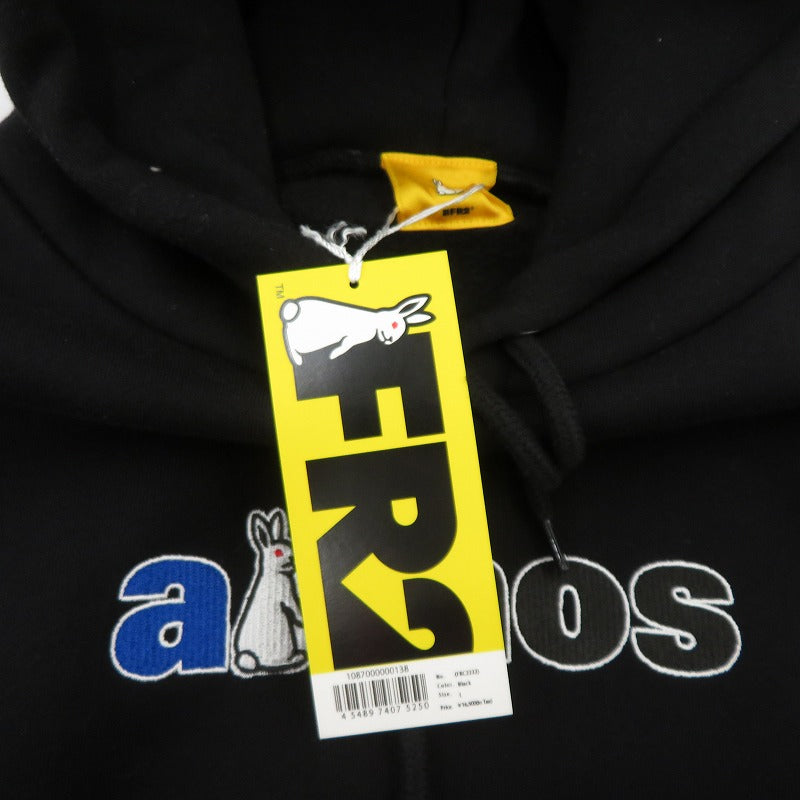 #FR2 | エフアールツー ×atmos×DOKO パーカー ブラック サイズ：L【瀬戸大橋店】