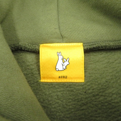 #FR2 | エフアールツー World Peace hoodie パーカー カーキ サイズ：M【瀬戸大橋店】