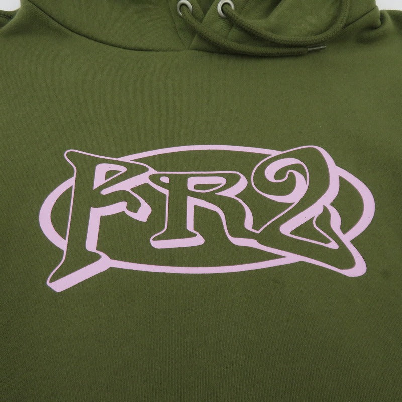 #FR2 | エフアールツー World Peace hoodie パーカー カーキ サイズ：M【瀬戸大橋店】