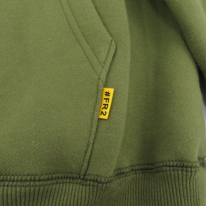 #FR2 | エフアールツー World Peace hoodie パーカー カーキ サイズ：M【瀬戸大橋店】