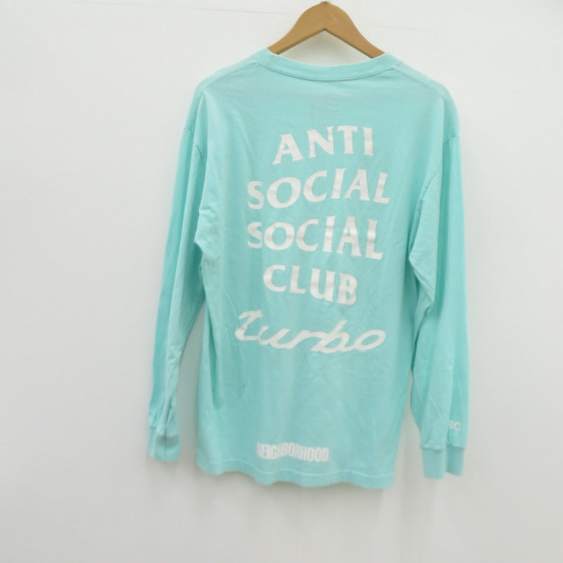 ANTI SOCIAL SOCIAL CLUB | アンチソーシャルソーシャルクラブ ×NEIGHBORHOOD 長袖Ｔシャツ 181GEASN-LTM01S ライトブルー サイズ：L【瀬戸大橋店】
