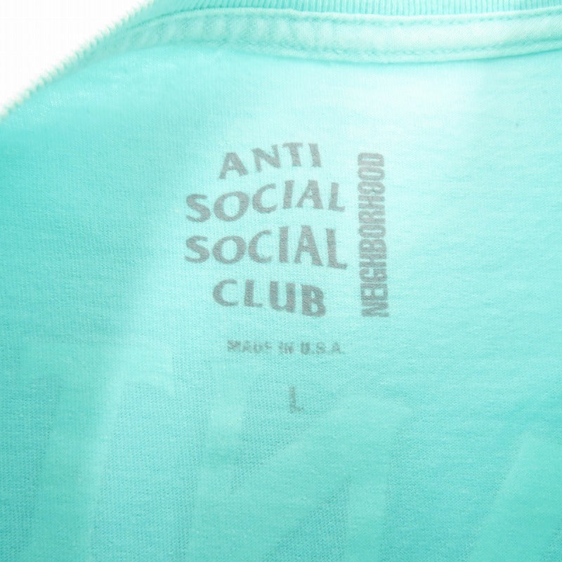 ANTI SOCIAL SOCIAL CLUB | アンチソーシャルソーシャルクラブ ×NEIGHBORHOOD 長袖Ｔシャツ 181GEASN-LTM01S ライトブルー サイズ：L【瀬戸大橋店】