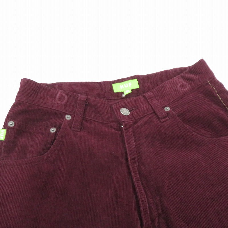 HUF | ハフ CLASSIC CORD PANT コーデュロイパンツ パンツ パープル サイズ：28【瀬戸大橋店】
