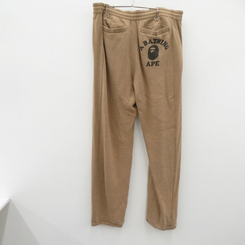 A BATHING APE | アベイシングエイプ スウェットパンツ パンツ ブラウン サイズ：XL【瀬戸大橋店】