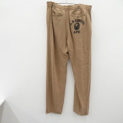 A BATHING APE | アベイシングエイプ スウェットパンツ パンツ ブラウン サイズ：XL【瀬戸大橋店】