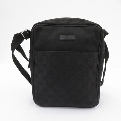 GUCCI | グッチ GGキャンバス ショルダーバッグ 122759・3444 ブラック【瀬戸大橋店】