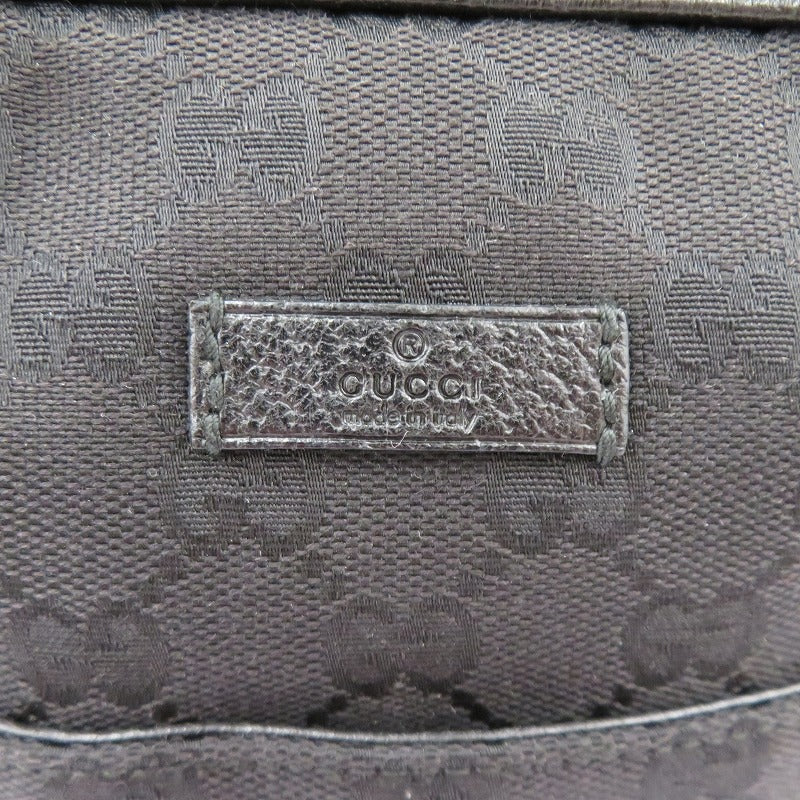 GUCCI | グッチ GGキャンバス ショルダーバッグ 122759・3444 ブラック【瀬戸大橋店】