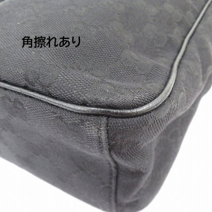 GUCCI | グッチ GGキャンバス ショルダーバッグ 122759・3444 ブラック【瀬戸大橋店】