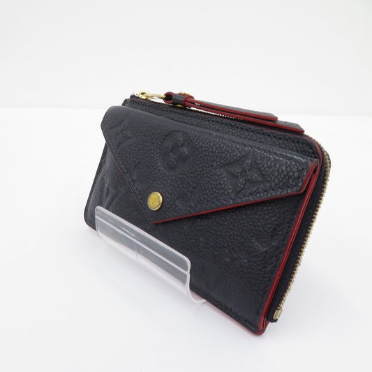 LOUIS VUITTON | ルイ・ヴィトン モノグラム アンプラント ポルトカルト・レクトヴェルソ コインケース M69420 ネイビー【瀬戸大橋店】