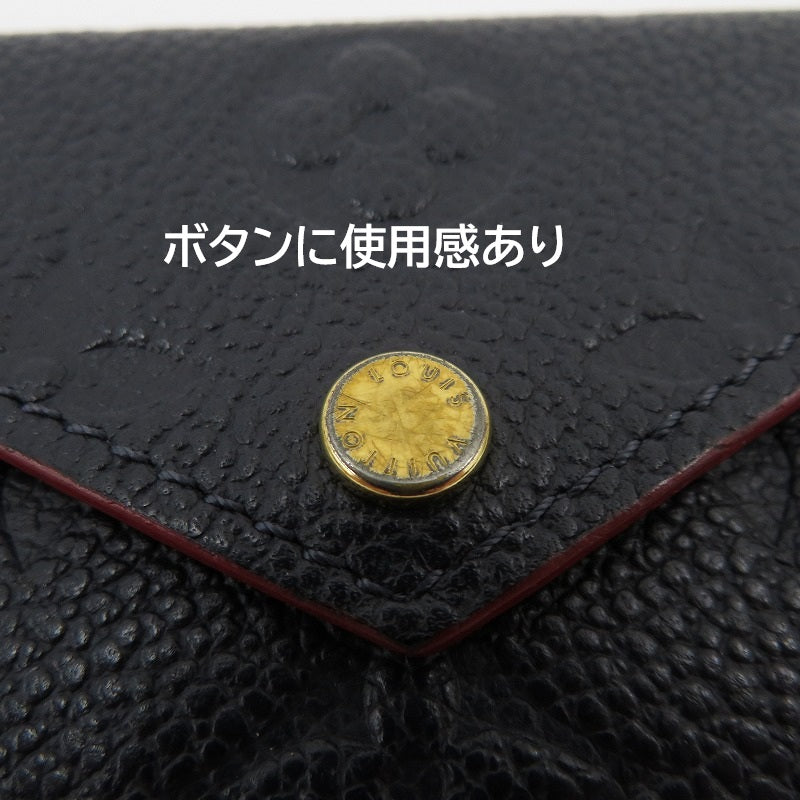 LOUIS VUITTON | ルイ・ヴィトン モノグラム アンプラント ポルトカルト・レクトヴェルソ コインケース M69420 ネイビー【瀬戸大橋店】