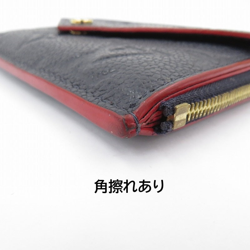 LOUIS VUITTON | ルイ・ヴィトン モノグラム アンプラント ポルトカルト・レクトヴェルソ コインケース M69420 ネイビー【瀬戸大橋店】