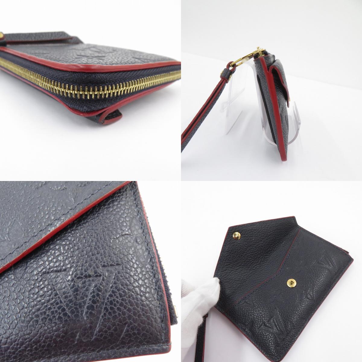 LOUIS VUITTON | ルイ・ヴィトン モノグラム アンプラント ポルトカルト・レクトヴェルソ コインケース M69420 ネイビー【瀬戸大橋店】