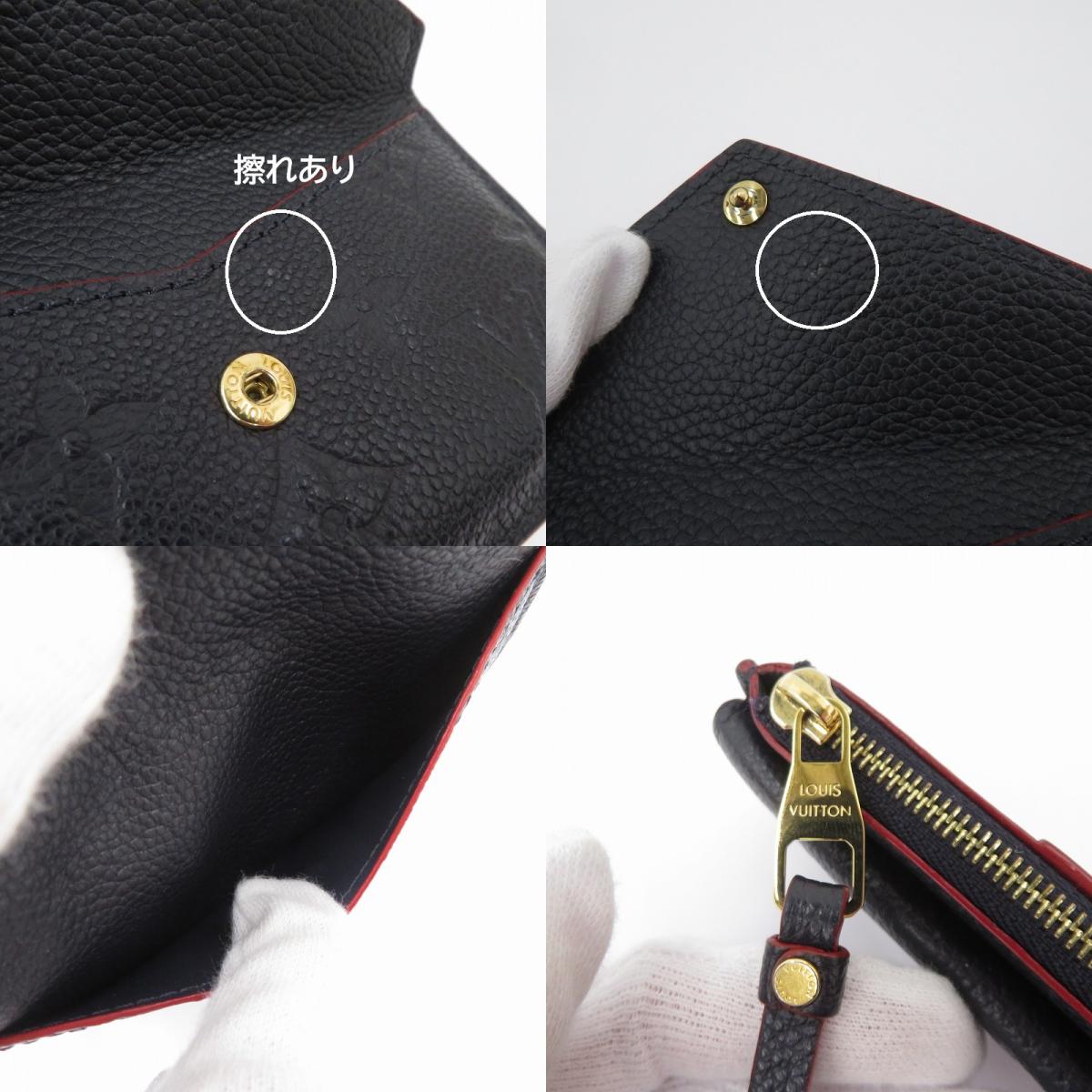 LOUIS VUITTON | ルイ・ヴィトン モノグラム アンプラント ポルトカルト・レクトヴェルソ コインケース M69420 ネイビー【瀬戸大橋店】