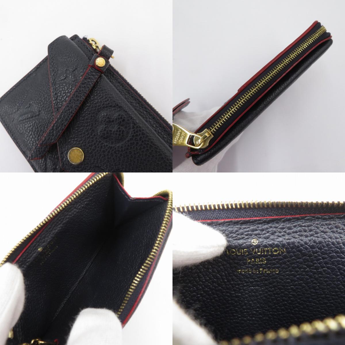 LOUIS VUITTON | ルイ・ヴィトン モノグラム アンプラント ポルトカルト・レクトヴェルソ コインケース M69420 ネイビー【瀬戸大橋店】