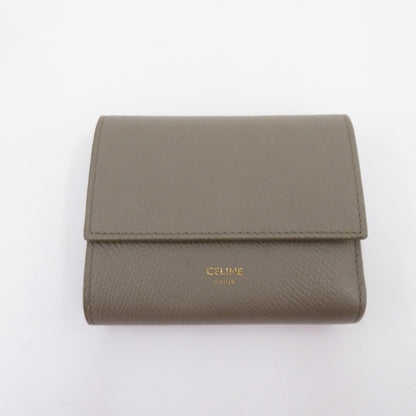 CELINE | セリーヌ スモール トリフォールド ウォレット 三つ折り財布 グレー【瀬戸大橋店】