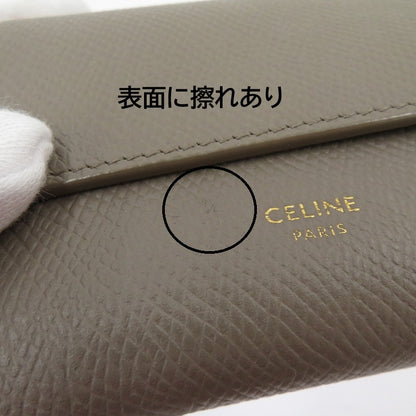CELINE | セリーヌ スモール トリフォールド ウォレット 三つ折り財布 グレー【瀬戸大橋店】