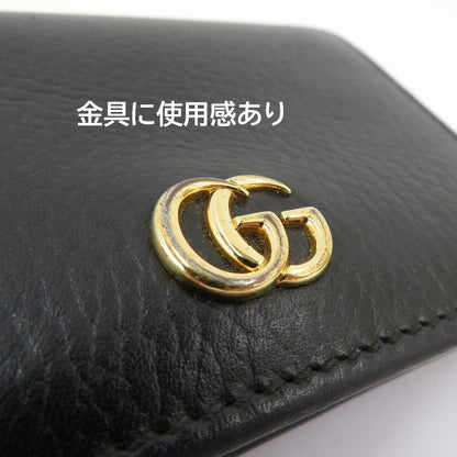 GUCCI | グッチ GGマーモント 二つ折り財布 456126 2149 ブラック【瀬戸大橋店】