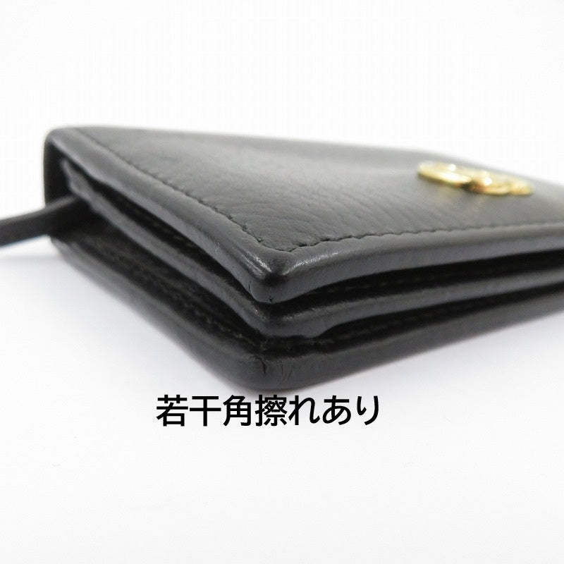 GUCCI | グッチ GGマーモント 二つ折り財布 456126 2149 ブラック【瀬戸大橋店】