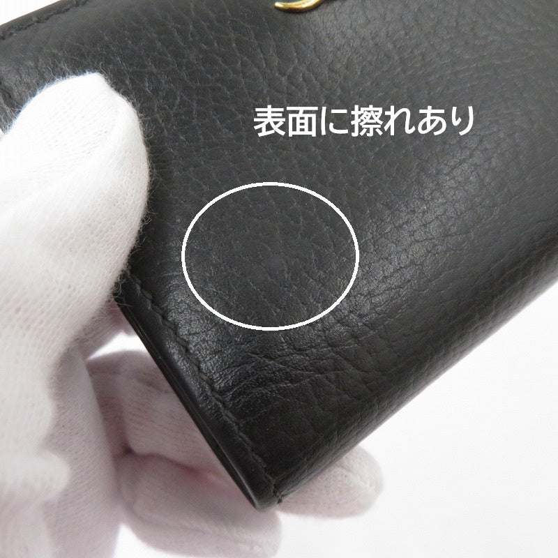 GUCCI | グッチ GGマーモント 二つ折り財布 456126 2149 ブラック【瀬戸大橋店】