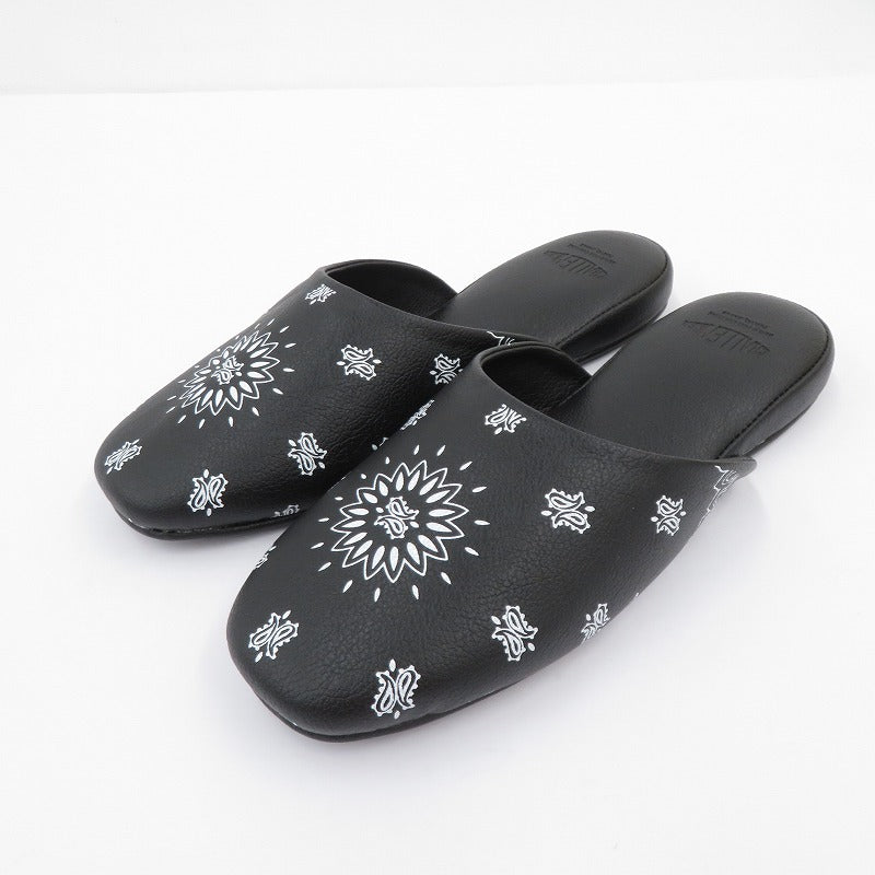 CHALLENGER | チャレンジャー BANDANA SLIPPERS スリッパ サンダル CLG-AC 025-041 サイズ:27.0cm ブラック 27cm【瀬戸大橋店】