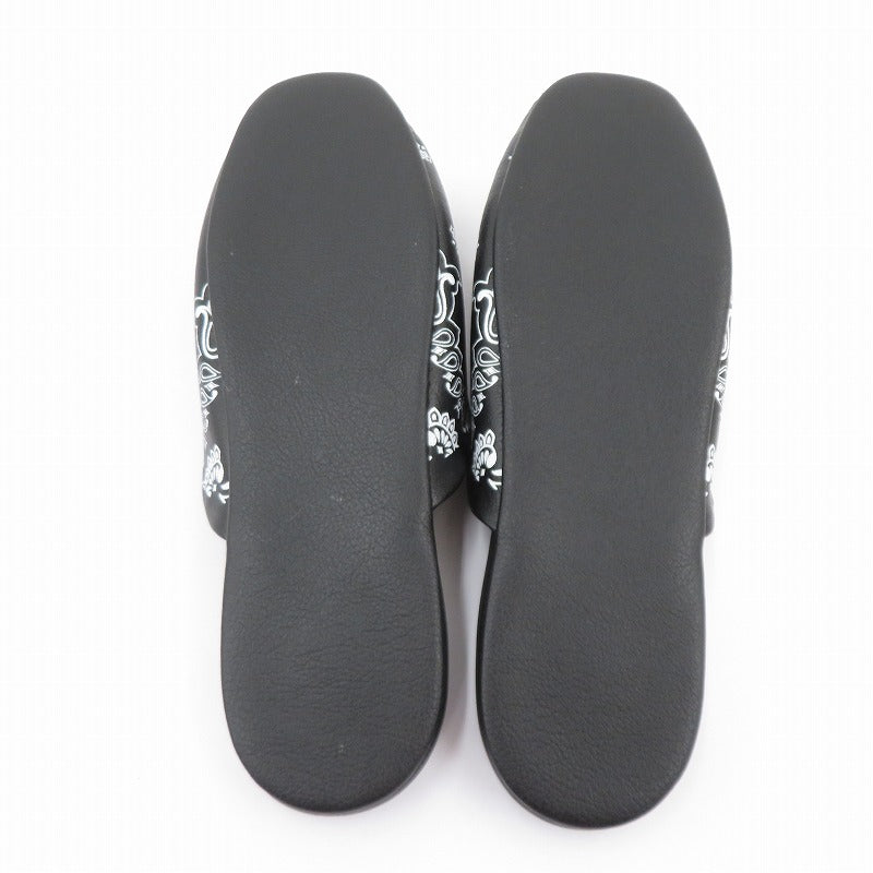 CHALLENGER | チャレンジャー BANDANA SLIPPERS スリッパ サンダル CLG-AC 025-041 サイズ:27.0cm ブラック 27cm【瀬戸大橋店】