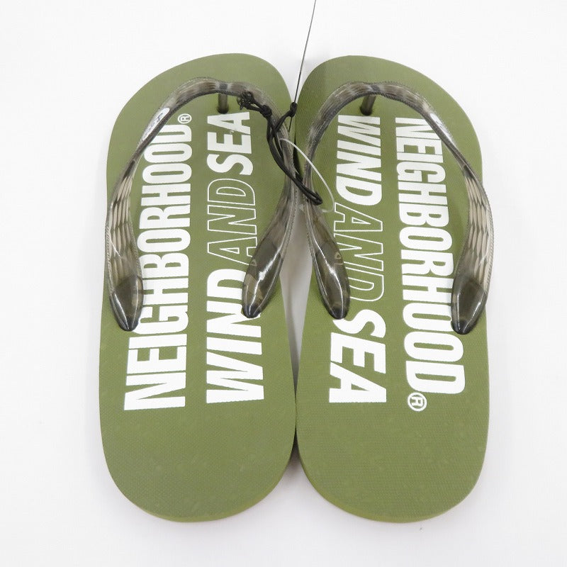 NEIGHBORHOOD | ネイバーフッド BEACH SANDAL ビーチサンダル 221FRWSN-FW01S サイズ:26.0cm カーキ 26cm【瀬戸大橋店】