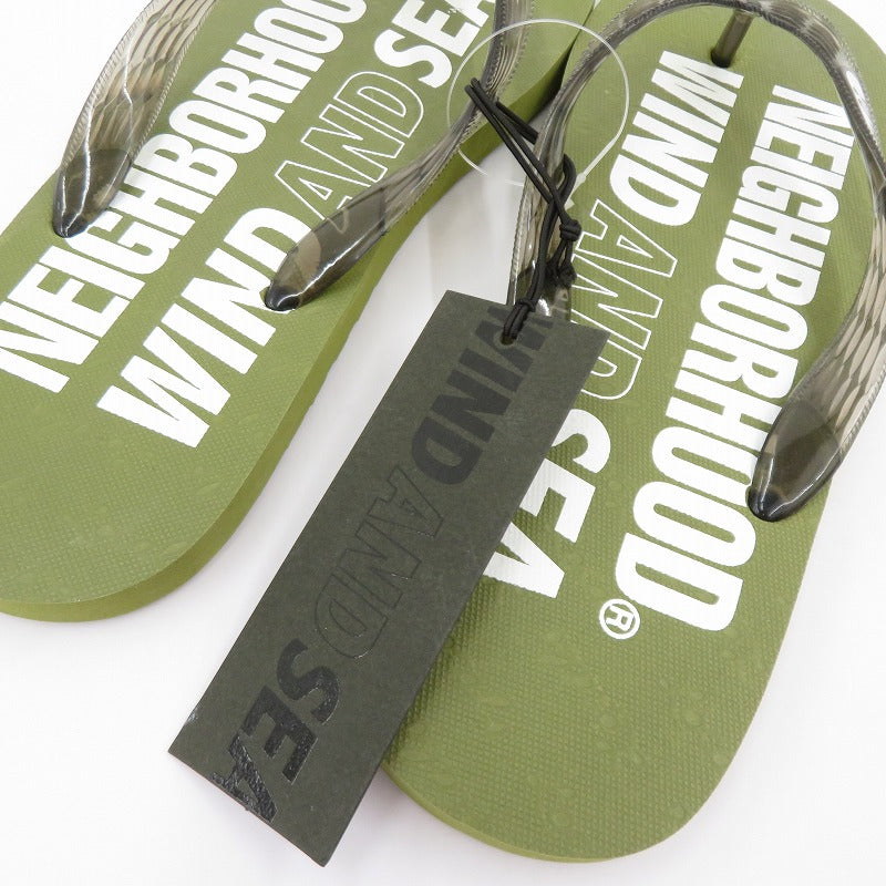 NEIGHBORHOOD | ネイバーフッド BEACH SANDAL ビーチサンダル 221FRWSN-FW01S サイズ:26.0cm カーキ 26cm【瀬戸大橋店】