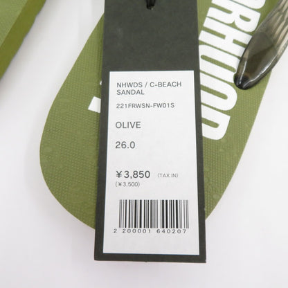 NEIGHBORHOOD | ネイバーフッド BEACH SANDAL ビーチサンダル 221FRWSN-FW01S サイズ:26.0cm カーキ 26cm【瀬戸大橋店】