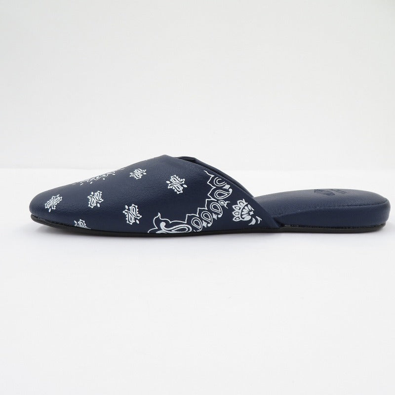 CHALLENGER | チャレンジャー BANDANA SLIPPERS スリッパ サンダル CLG-AC 025-041 サイズ:29.0cm ネイビー 29cm【瀬戸大橋店】