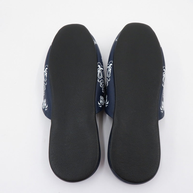 CHALLENGER | チャレンジャー BANDANA SLIPPERS スリッパ サンダル CLG-AC 025-041 サイズ:29.0cm ネイビー 29cm【瀬戸大橋店】