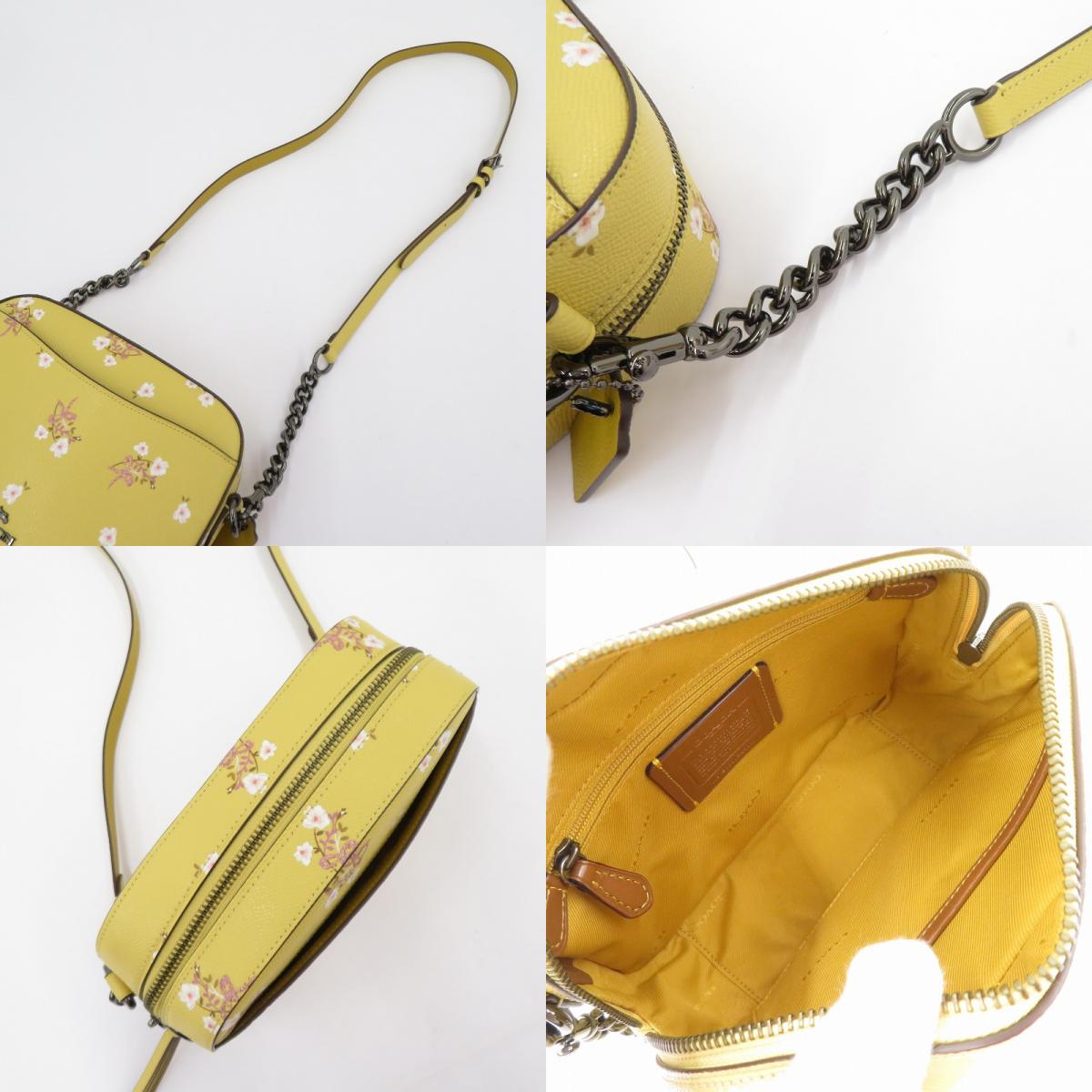 COACH | コーチ カメラバッグ フローラルプリント ショルダーバッグ B1881-29347 イエロー【瀬戸大橋店】